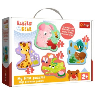 Puzzle - "Baby Classic" - Bobaskowe zwierzątka Trefl 36135 Trefl Puzzle