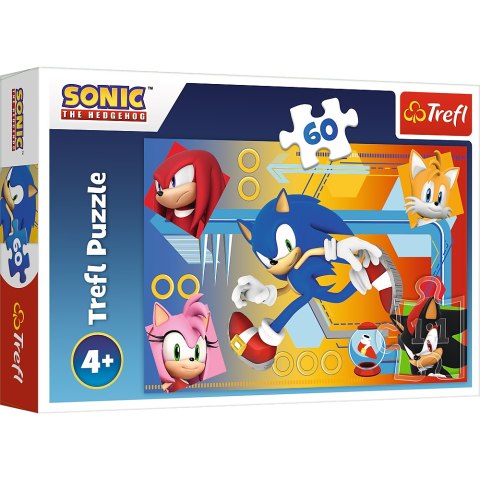 Puzzle Sonic 60 el. Sonic w akcji