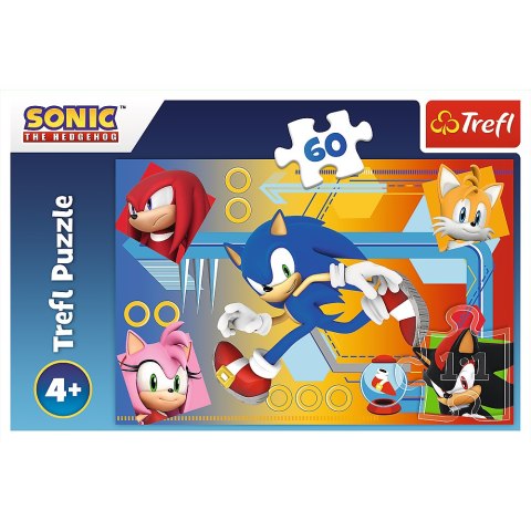 Puzzle Sonic 60 el. Sonic w akcji