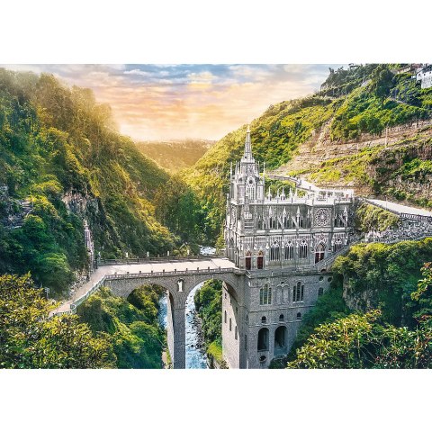 Puzzles - 1000 - Sanktuarium Las Lajas, Kolumbia Trefl Puzzle