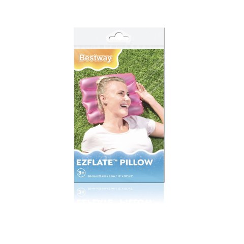 Dmuchana Poduszka 38 x 25 cm Różowa Bestway