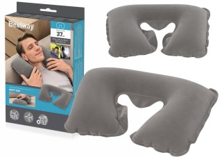 Dmuchana Poduszka Podróżna 46 x 28 cm Rogal Szara Bestway
