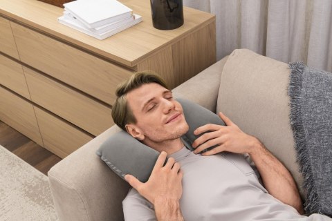 Dmuchana Poduszka Podróżna 46 x 28 cm Rogal Szara Bestway