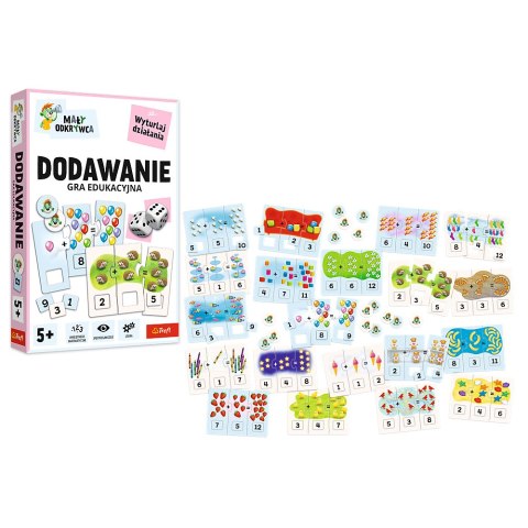 GRA - Dodawanie/Mały Odkrywca Trefl 02805 Trefl Gry