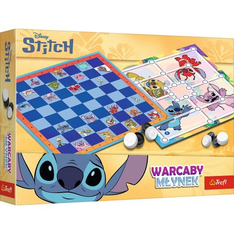 Gra Warcaby i Młynek Lilo and Stitch Trefl 02799 Trefl Gry