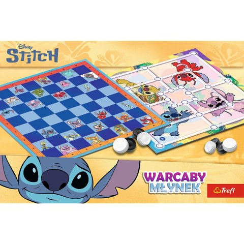 Gra Warcaby i Młynek Lilo and Stitch Trefl 02799 Trefl Gry