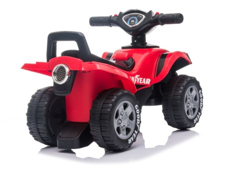 Jeździk Quad Dźwięk Światła 551-G Czerwony LEAN CARS