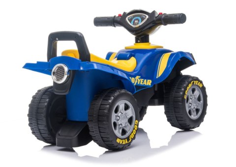 Jeździk Quad Dźwięk Światła 551-G Niebieski LEAN CARS