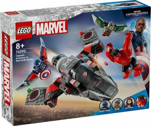LEGO 76292 SUPER HEROES Kapitan Ameryka kontra Czerwony Hulk - bitwa LEGO