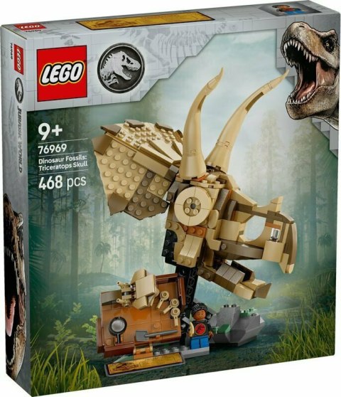 LEGO 76969 JURASSIC WORLD Szkielety dinozaurów: czaszka triceratopsa LEGO