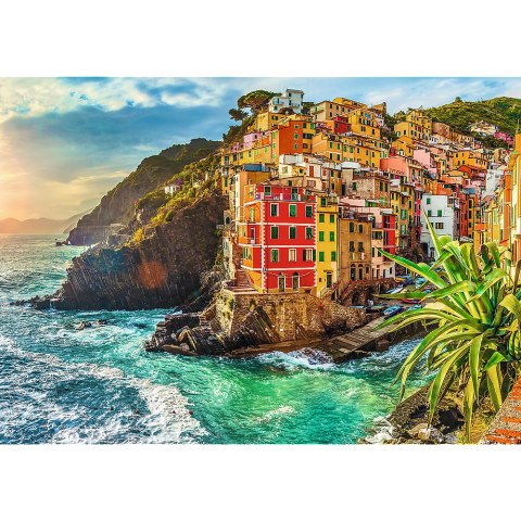 Puzzle - 1000 Premium Plus Miasteczko Riomaggiore, Włochy Trefl 10855 Trefl Puzzle