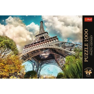 Puzzle- 1000 Premium Plus Wieża Eiffel w Paryżu, Francja Trefl 10815 Trefl Puzzle