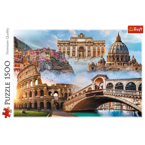Puzzle 1500 - Ulubione miejsca: Włochy Trefl 26203 Trefl Puzzle