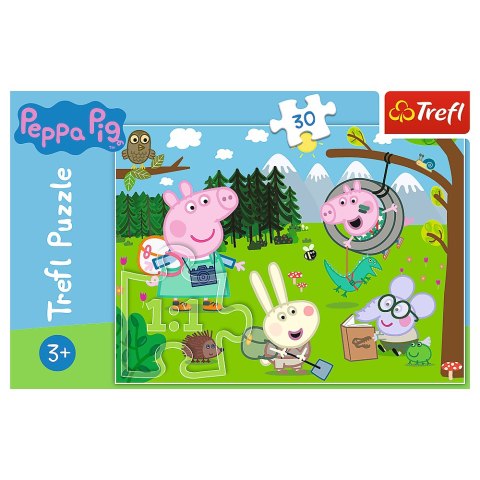 Puzzle - 30 - Leśna wyprawa - Peppa Pig Trefl