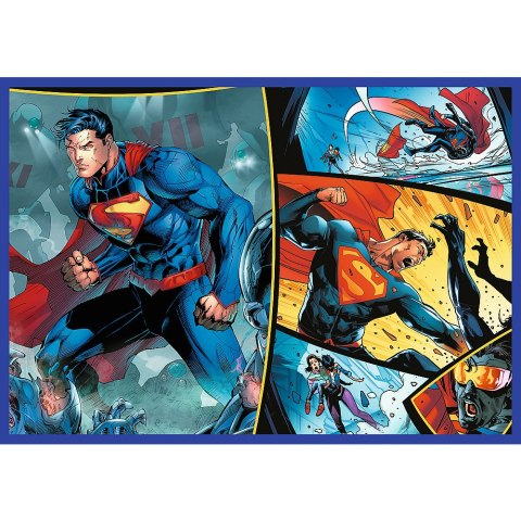 Puzzle - 4x250 - Odwaga Supermana - Warner Superman Trefl 13340 Trefl Puzzle