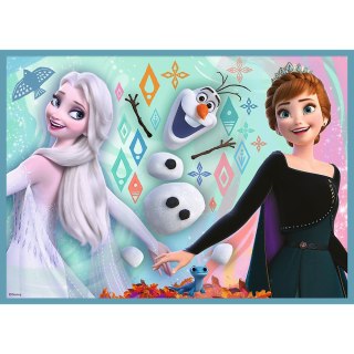 Puzzle - 4w1 (12, 15, 20, 24) - Niezwykły świat Frozen - Trefl