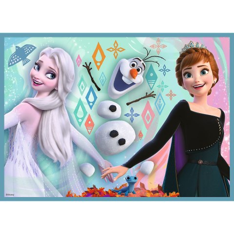 Puzzle - 4w1 (12, 15, 20, 24) - Niezwykły świat Frozen - Trefl