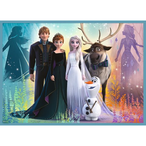 Puzzle - 4w1 (12, 15, 20, 24) - Niezwykły świat Frozen - Trefl
