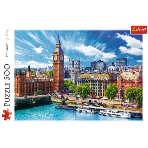 Puzzle 500 el. Słoneczny Londyn - Trefl 37329 Trefl Puzzle
