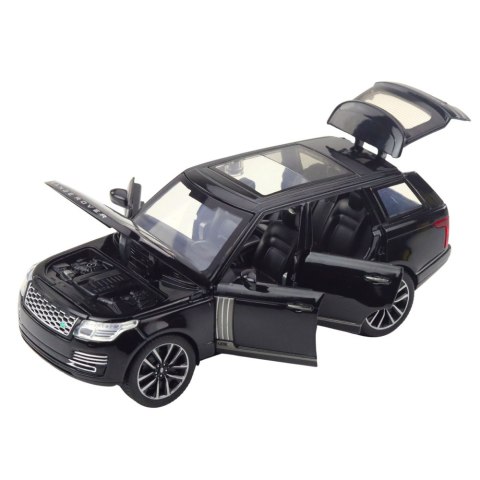 Auto Range Samochód Range Rover Czarny Efekty Dżwiękowe Czarny LEAN Toys