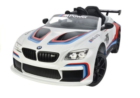Auto na Akumulator BMW M6 GT3 Biały LEAN CARS