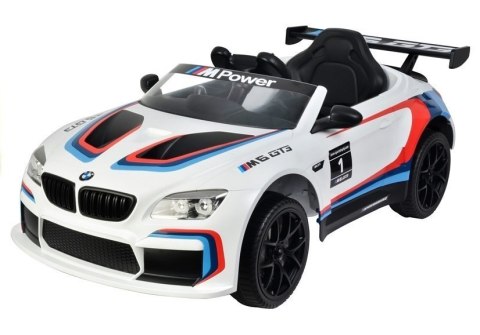 Auto na Akumulator BMW M6 GT3 Biały LEAN CARS