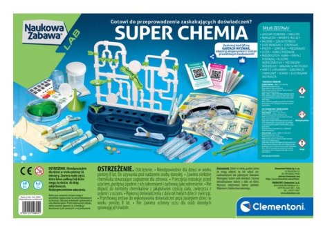Clementoni Naukowa zabawa. Super chemia 50805 Clementoni