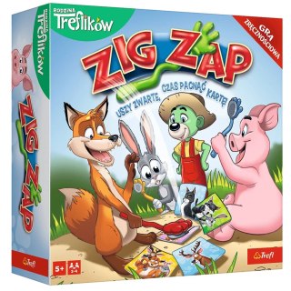 GRA - ZIG ZAP Rodzina Treflików Trefl 02821 Trefl Gry