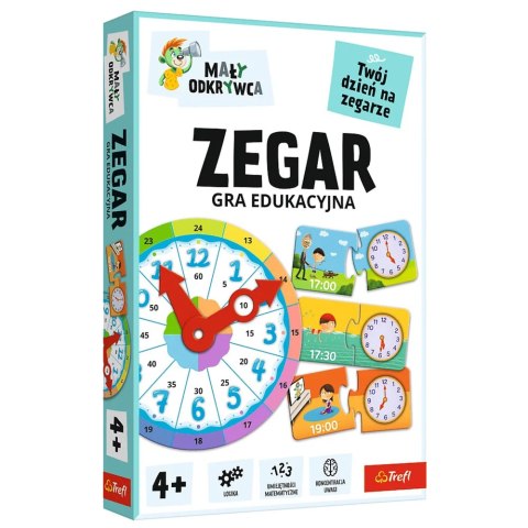 Gra - Zegar / Mały Odkrywca Trefl 02809 Trefl Gry