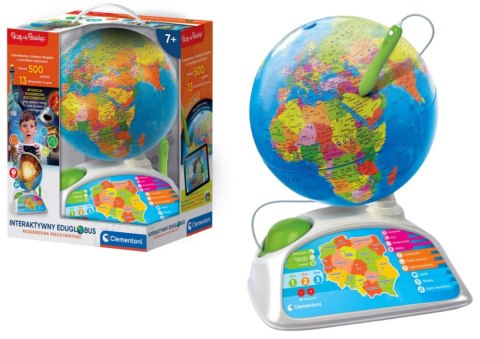 Interaktywny Edukacyjny Globus Eduglobus Język Polski Clementoni