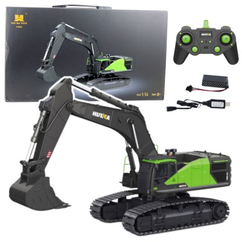 Koparka R/C Gąsienicowa Zielona 1:14 HUINA