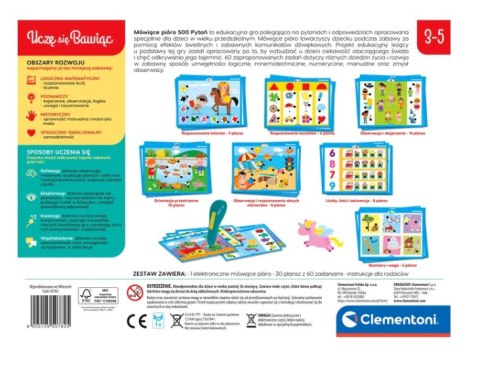 Mówiące Pióro 500 Pytań Clementoni 50782 Clementoni