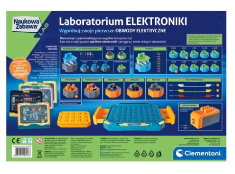 Naukowa Zabawa Laboratorium Elektroniki Clementoni 50727 Clementoni