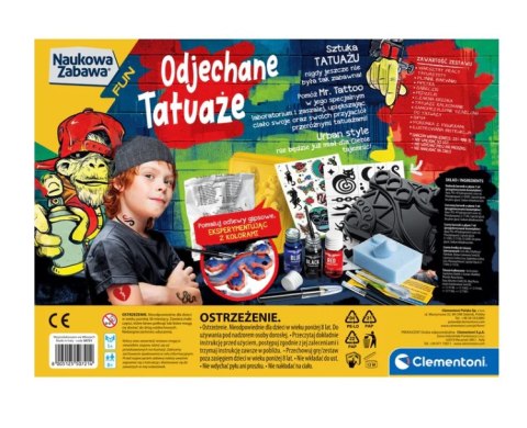 Naukowa Zabawa Odjechane Tatuaże Clementoni 50721 Clementoni