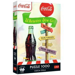 Puzzle - 1000 Premium Plus - Coca-Cola: Gdziekolwiek zmierzasz Trefl 12098 Trefl Puzzle