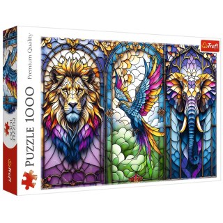 Puzzle - 1000 - Witraż: Zwierzęta Trefl 10957 Trefl Puzzle