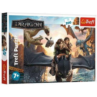 Puzzle 200 - Szczerbatek i przyjaciele Trefl 13348 Trefl Puzzle