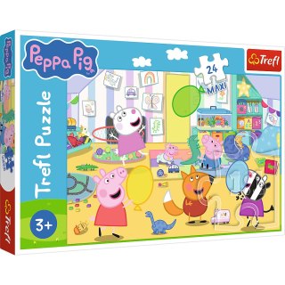 Puzzle 24 Maxi - Piękna Peppa - Świnka Peppa Trefl 14367 Trefl Puzzle