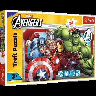Puzzle 24 Maxi - Zawsze sprawiedliwi - Disney Marvel The Avengers Trefl 14378 Trefl Puzzle
