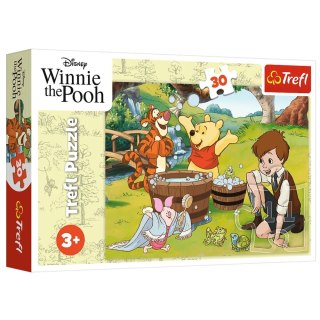 Puzzle 30 - Dzień z Puchatkiem - Disney Kubuś Puchatek