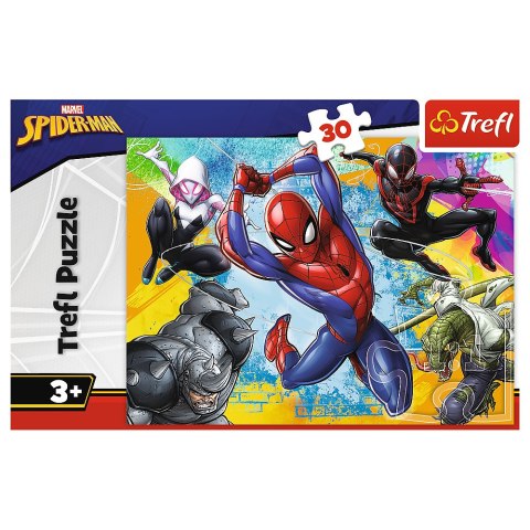 Puzzle 30 - Kolory Spider-Man"a - Disney Marvel Spiderman Trefl