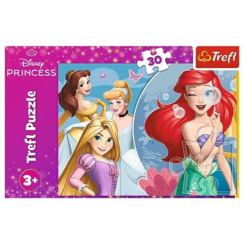 Puzzle - 30 - Piękny dzień księżniczek - Disney Princess Trefl
