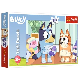 Puzzle - 30 - Z Bluey zawsze jest wesoło Trefl