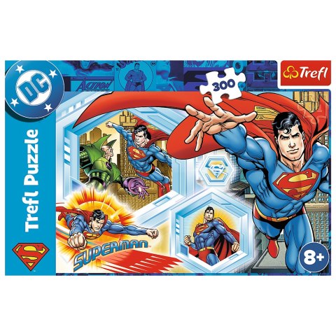 Puzzle 300 - Niezniszczalny Superman - Warner Superman Tref l23032 Trefl Puzzle