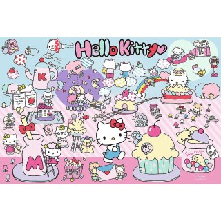 Puzzle - 300 - Poznaj Świat Hello Kitty - Hello Kitty Trefl 23031 Trefl Puzzle