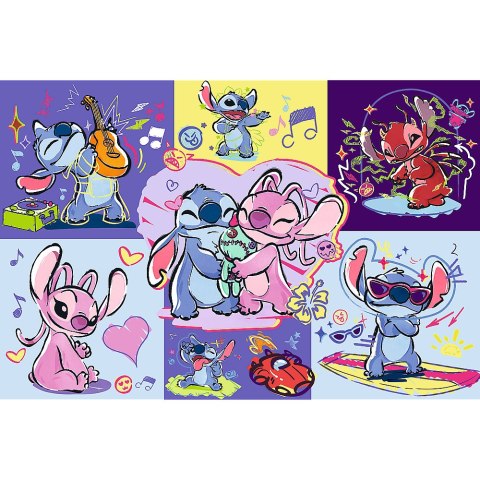 Puzzle - 300 - Zakręcony Stitch - Disney Lilo and Stitch Trefl 23033 Trefl Puzzle