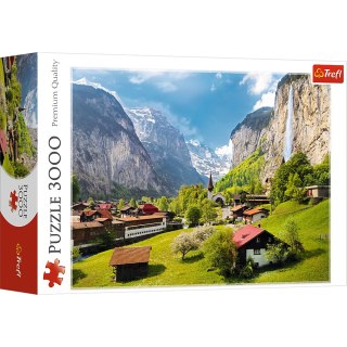 Puzzle - 3000 - Lauterbrunnen, Szwajcaria Trefl 33076 Trefl Puzzle