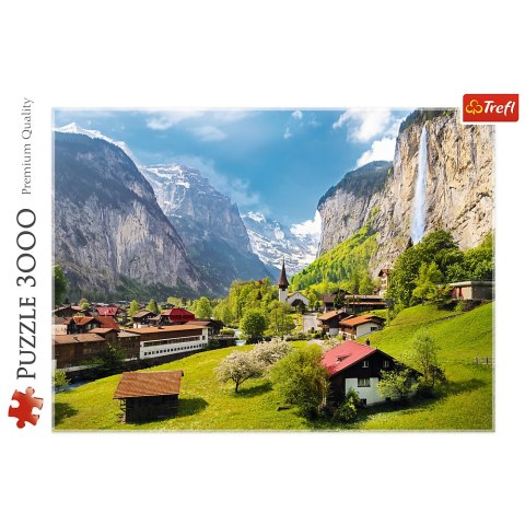 Puzzle - 3000 - Lauterbrunnen, Szwajcaria Trefl 33076 Trefl Puzzle