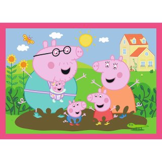 Puzzle 4w1 (12,15,20,24) - Peppa uwielbia przygody Trefl