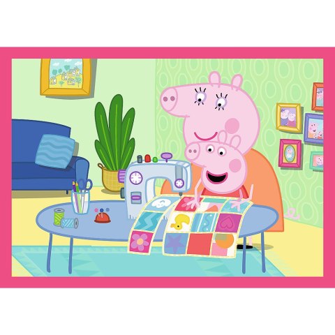 Puzzle 4w1 (12,15,20,24) - Peppa uwielbia przygody Trefl